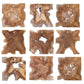 Talia Indoor-Outdoor Wood Wall Decor, S/9