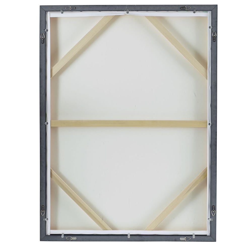 Serene Green Framed Canvas