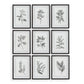 Farmhouse Florals Framed Prints, S/9 3 Cartons