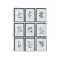 Farmhouse Florals Framed Prints, S/9 3 Cartons