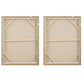 Molten Patina Framed Canvases, S/2