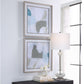 Mist Shapes Framed Prints, S/2