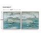 Tranquil State of Mind, Framed Canvases, S/2