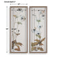 Garden Study Framed Prints, S/2