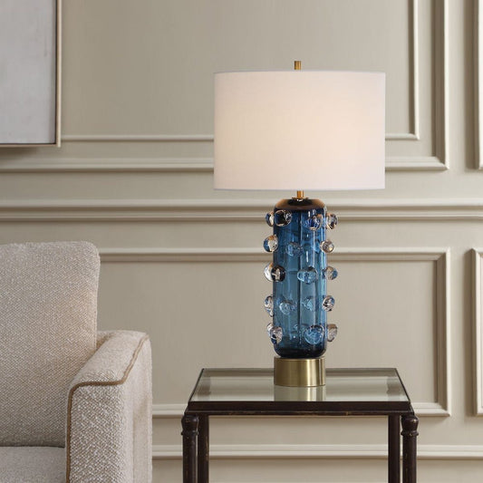 Aura Table Lamp, Blue