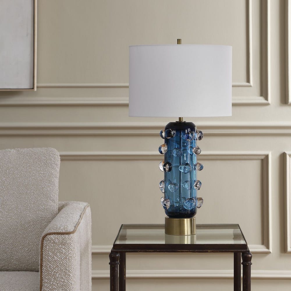 Aura Table Lamp, Blue