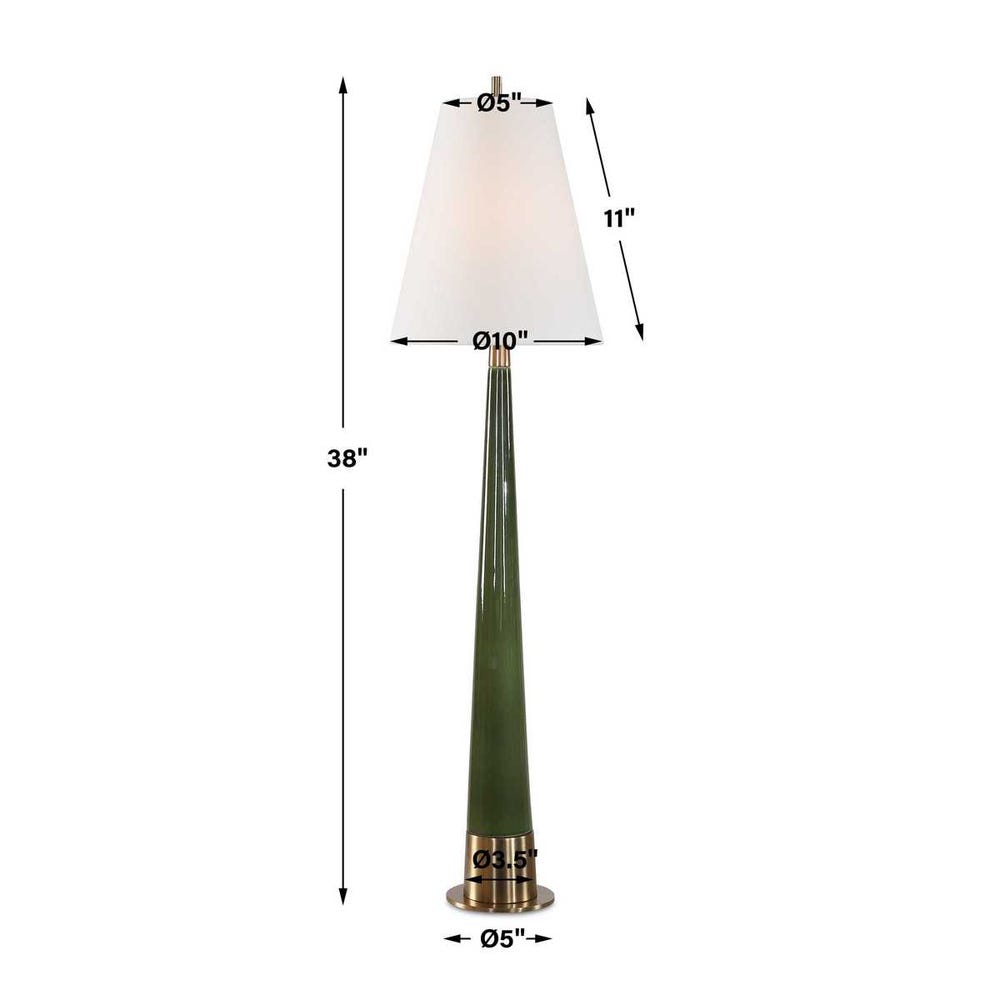 Riccardi Table Lamp, Moss
