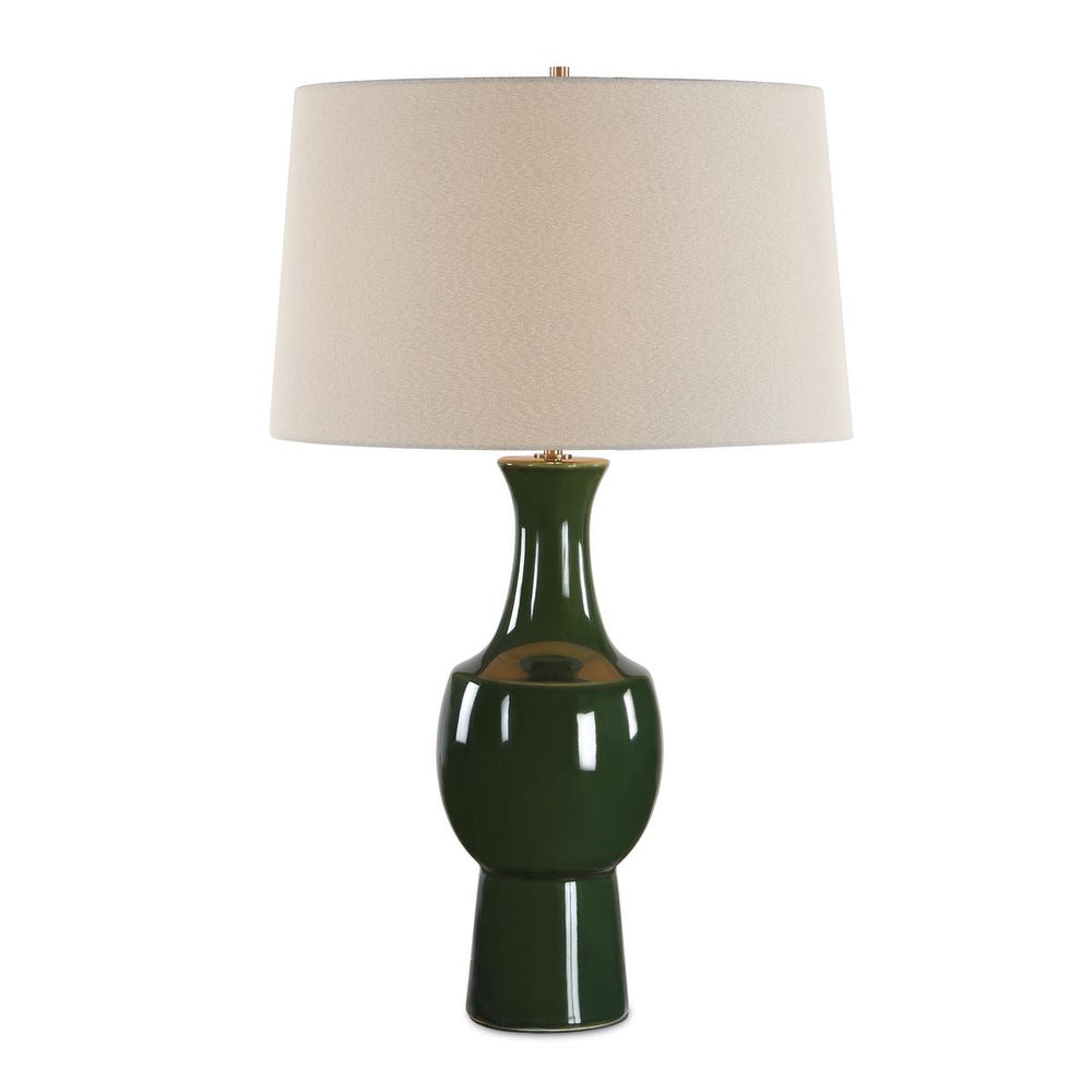Tennille Table Lamp, Green