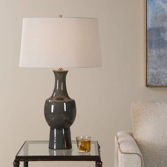 Tennille Table Lamp, Gray