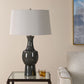 Tennille Table Lamp, Gray