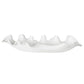 Ruffled Feathers Indoor-Outdoor Bowl, White