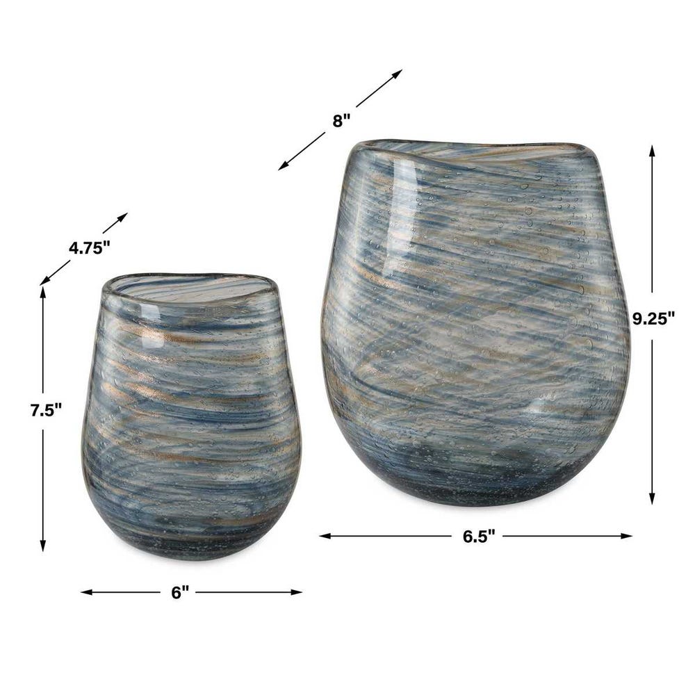 Aurora Swirl, Vases, S/2