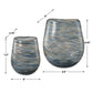 Aurora Swirl, Vases, S/2