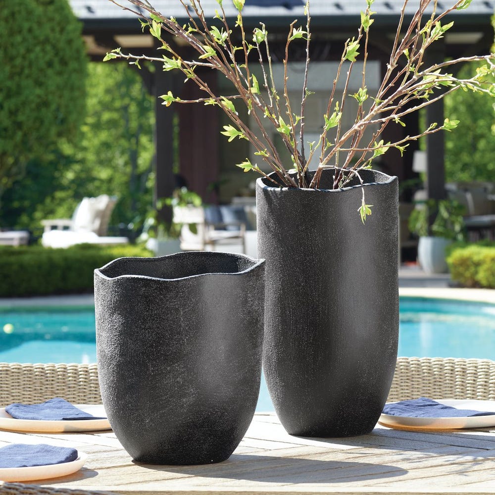 Komorebi Indoor-Outdoor Vases, S/2
