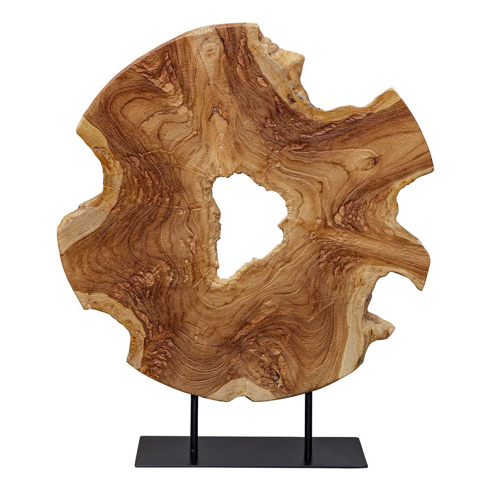 Bahati Wood Sculpture, Natural