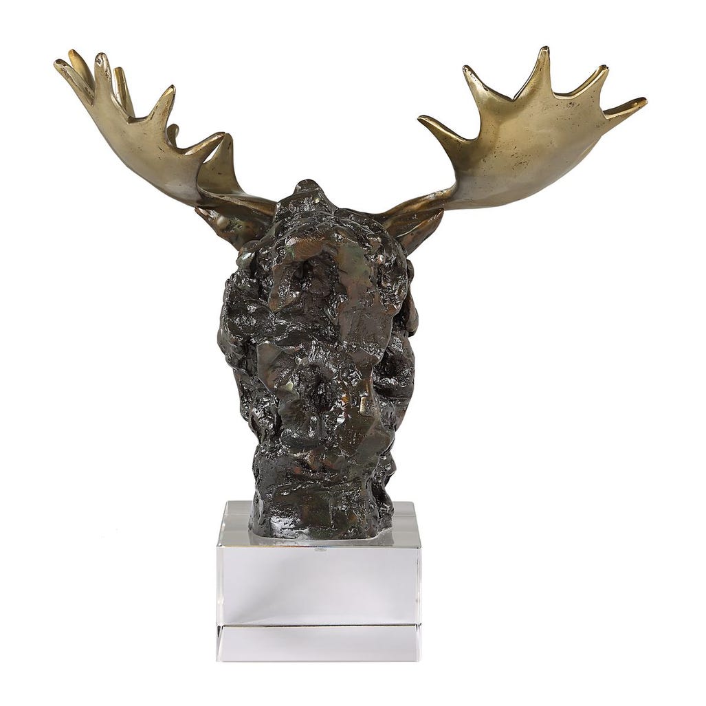 Moose Bust, Sculpture