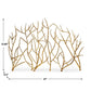 Gold Branches Decorative Fireplace Screen