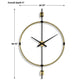 Time Flies Wall Clock