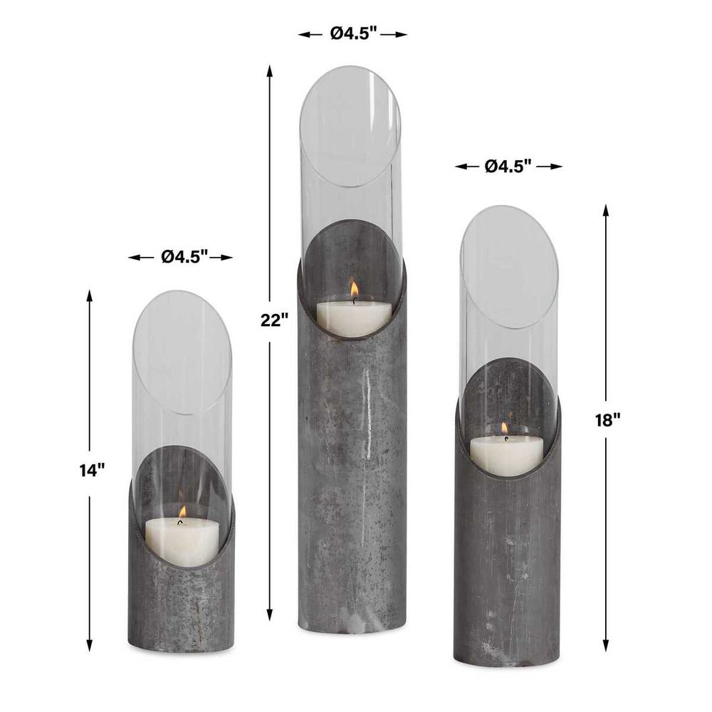 Karter Candleholders, S/3
