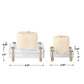 Claire Candleholders, S/2
