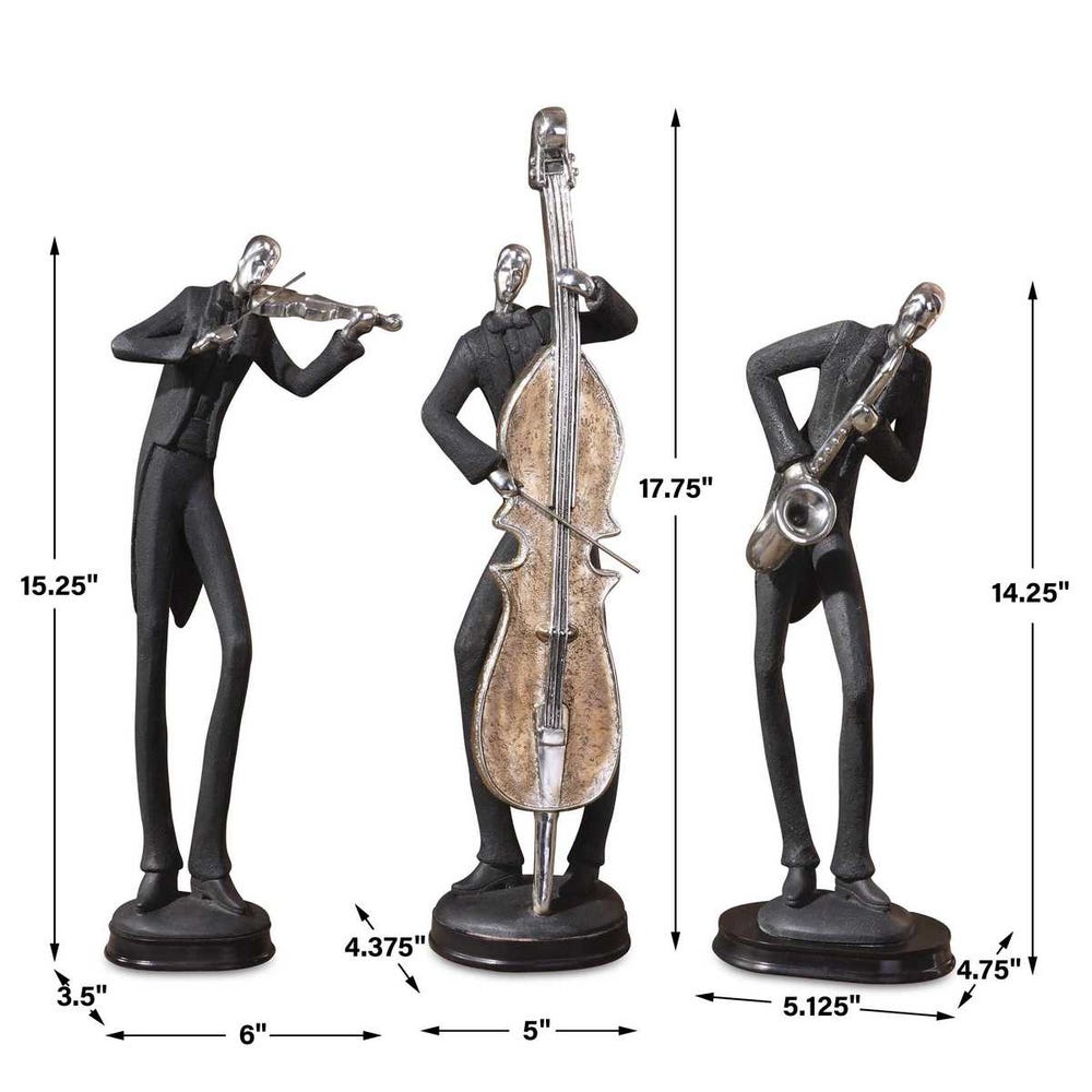 Musicians Figurines, S/3