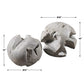 Ermanno Teak Indoor-Outdoor Balls, S/2
