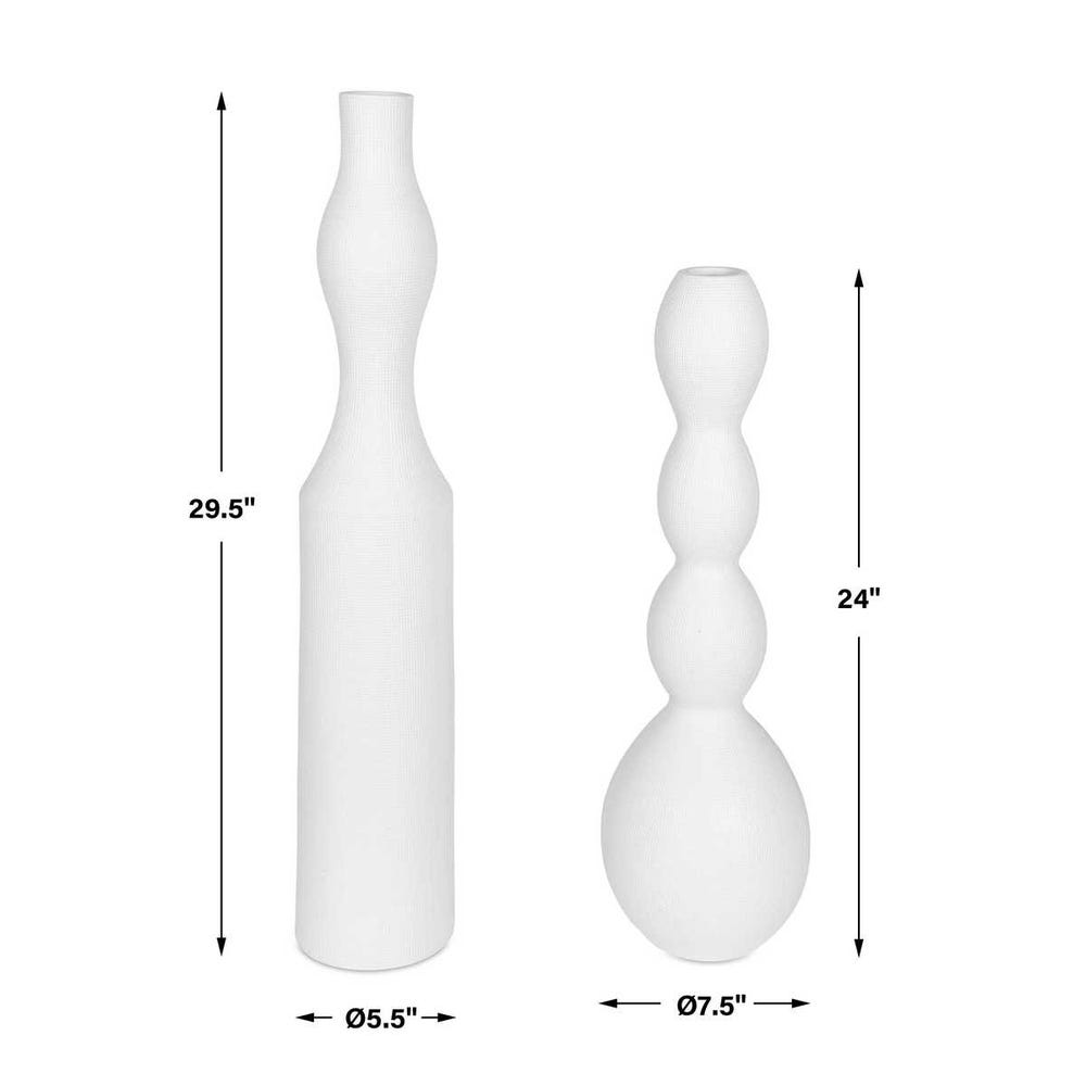 Forma Indoor-Outdoor Vases, Large, S/2