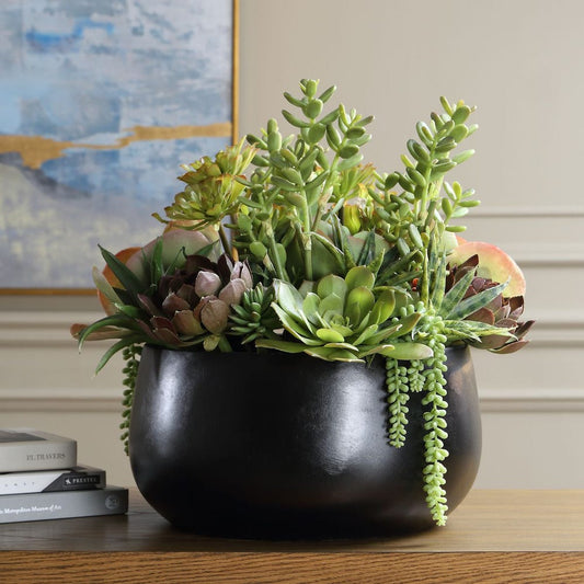 Mico Indoor-Outdoor Succulent Centerpiece