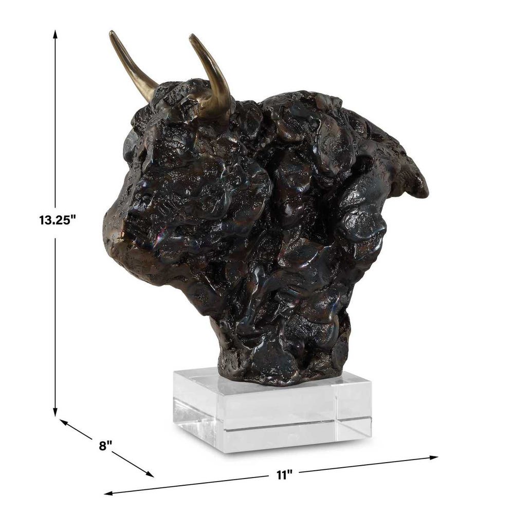 Bison Bust, Sculpture