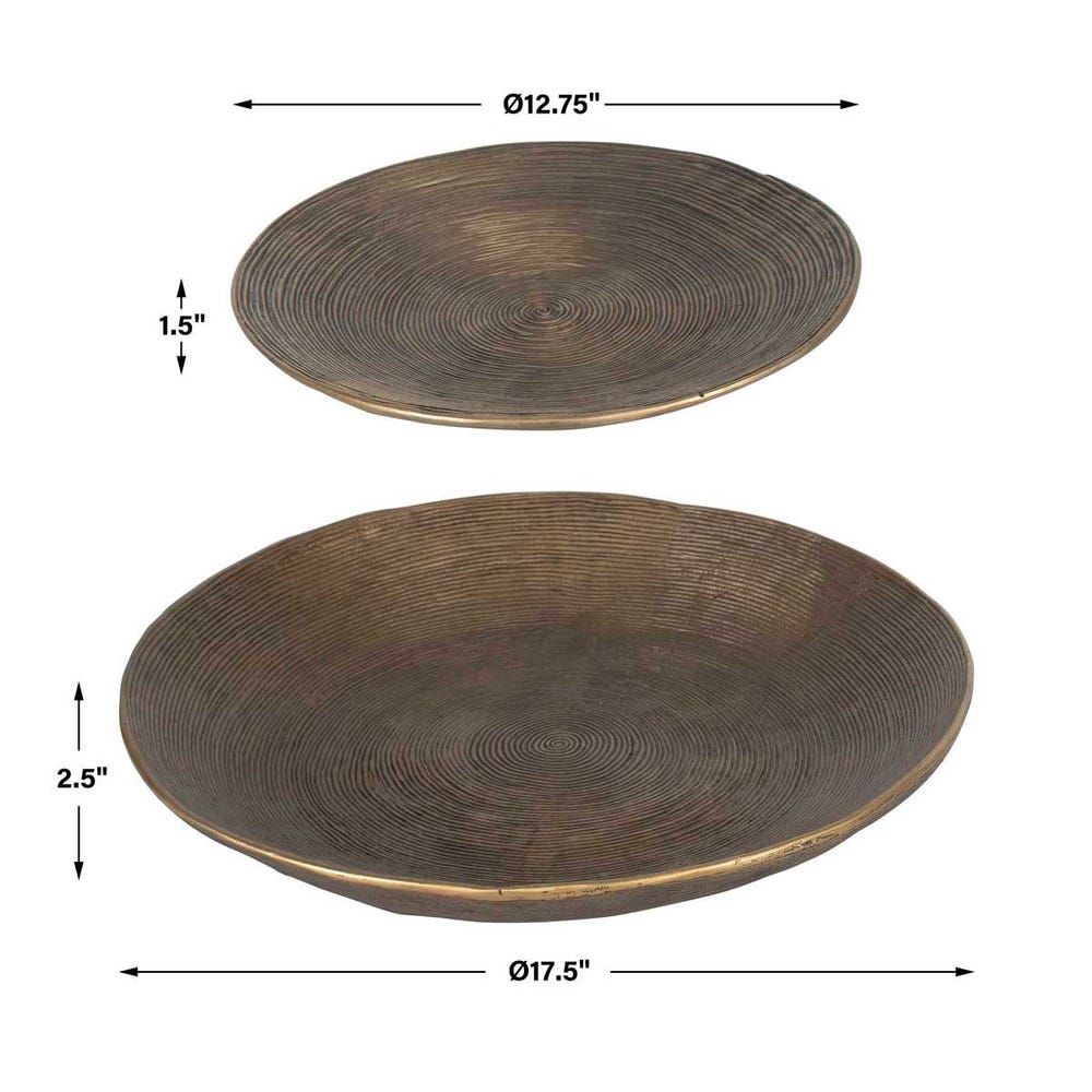 Stratum Bowls, Round, S/2