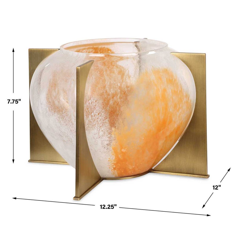 Amber Swirl, Vase
