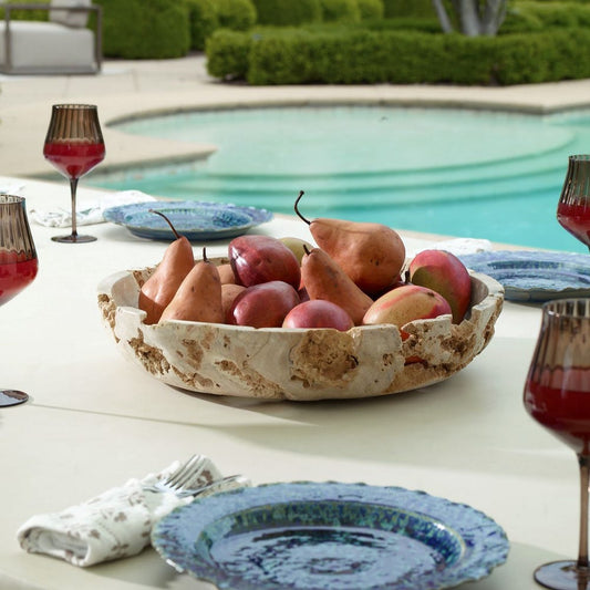 Quarried Stone Indoor-Outdoor Bowl