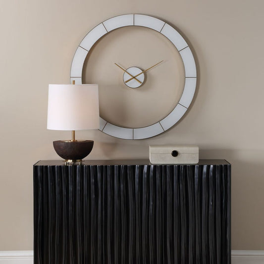 Ivory Halo Wall Clock