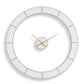 Ivory Halo Wall Clock