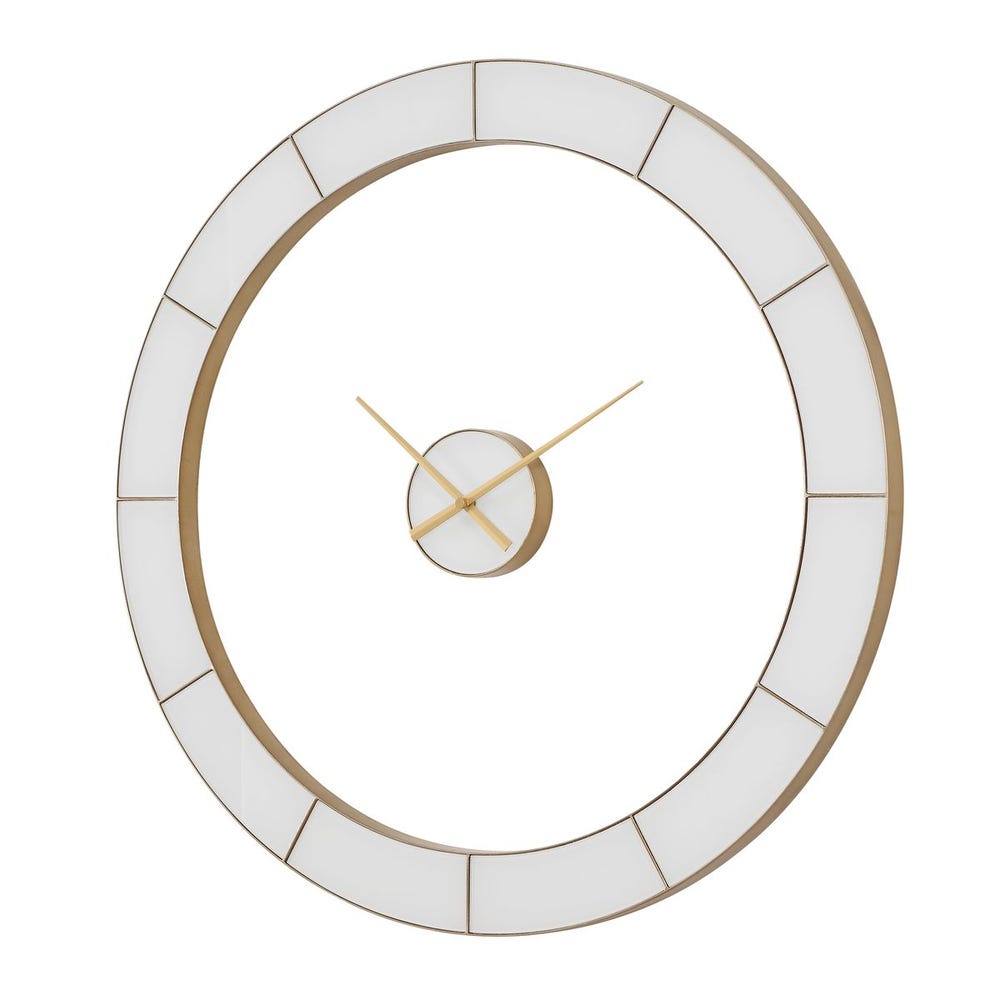 Ivory Halo Wall Clock
