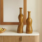 Sienna Flow Indoor-Outdoor Bottle Vases, S/2