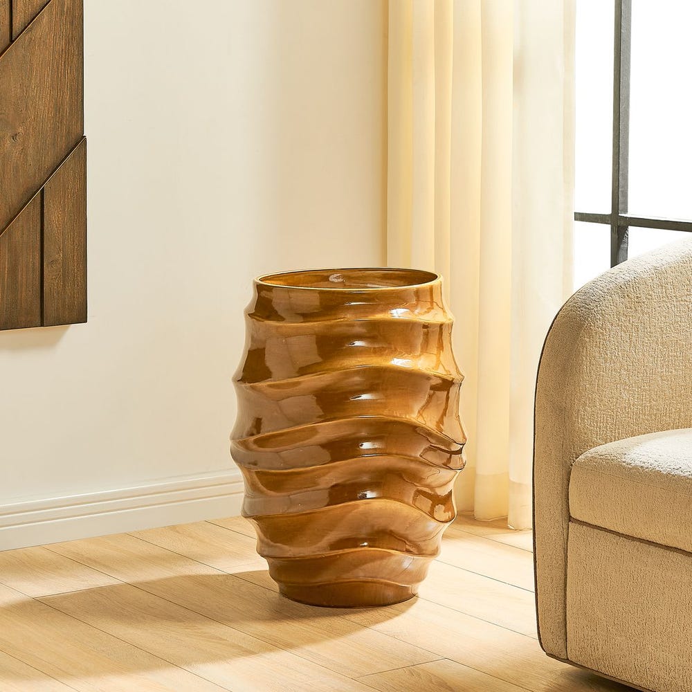 Canyon Wave Indoor-Outdoor Planter