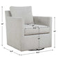 Tisdell Swivel/Glider, Cream