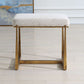 Midas Small Bench, Gold