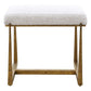 Midas Small Bench, Gold