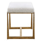 Midas Small Bench, Gold