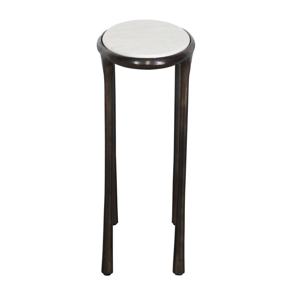 Ata Accent Table, Dark Bronze