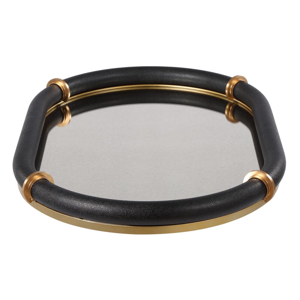 Cyprus Oval Tray, Black