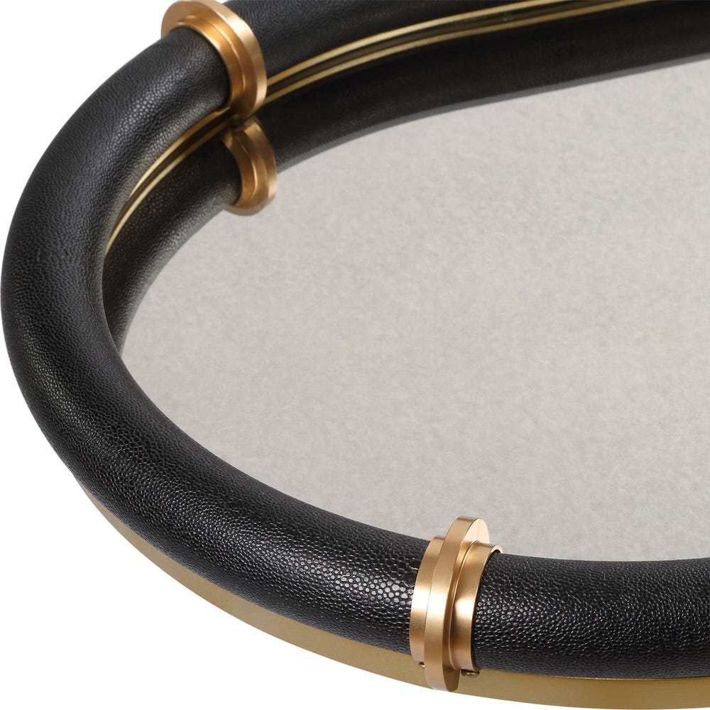 Cyprus Oval Tray, Black