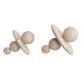 Quarried Stone Indoor-Outdoor Sculptures, S/2