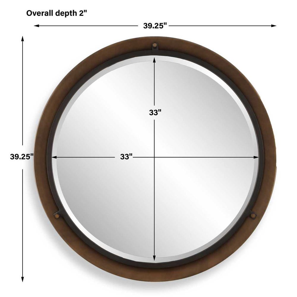 Porthole Round Mirror