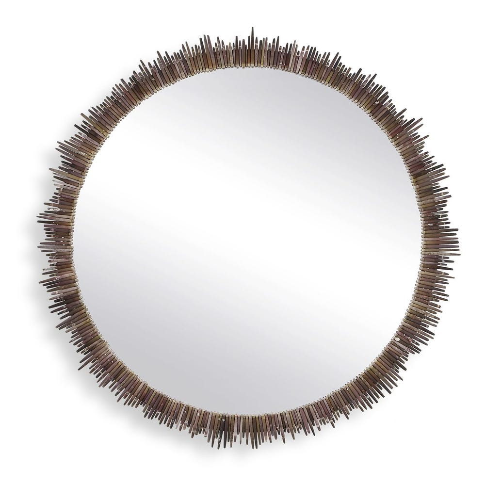 Tiger Sea Urchin Round Mirror