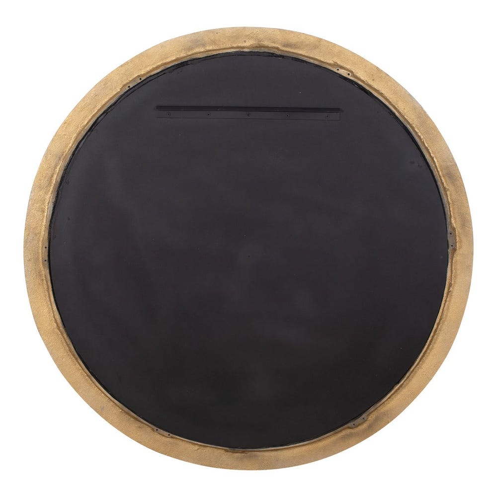 Heart Of Gold Round Mirror