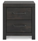 Delmorta Two Drawer Night Stand