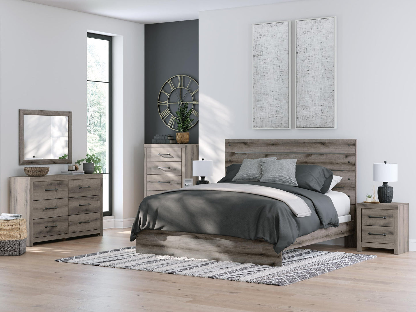 Urbanoore Two Drawer Night Stand